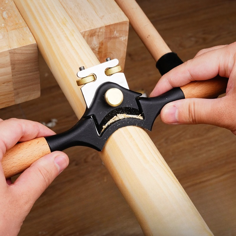 Drawknife Blade - ด้ามไม้บีช ด้ามจับโค้งเว้า จอบขูดดิน ด้ามไม้คิวบิลเลียด ด้ามจอบขูดดินแบบครึ่งวงกลม ด้ามไม้คิวบิลเลียดแบบปรับได้