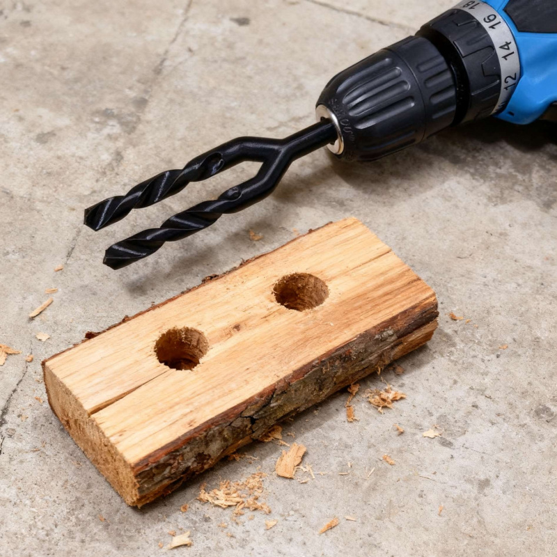 Woodworking Jokes - ดอกสว่านตลกแบบสองหัว สำหรับเล่นตลกขำขัน
