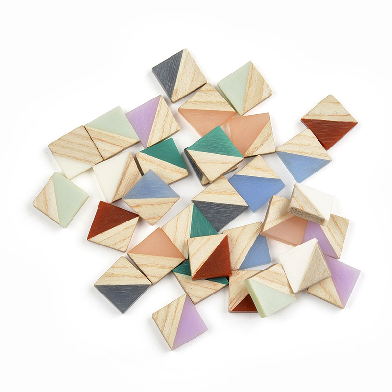 20PCS รอบดาวหัวใจเครื่องประดับ - Woodworking Resin บทวิจารณ์และราคา