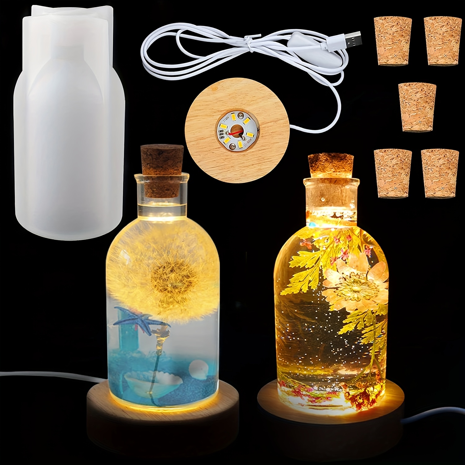 ชุดแม่พิมพ์เรซินสำหรับทำขวดลอย - Woodworking Resin บทวิจารณ์และราคา