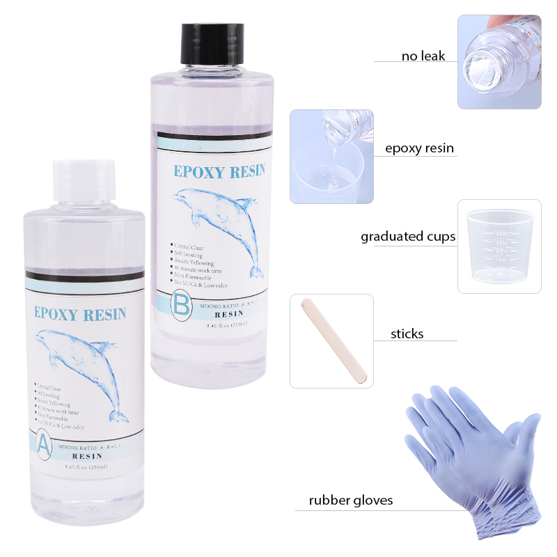 1:1 เรซินอีพ็อกซี่ใส Crystal C - Woodworking Resin บทวิจารณ์และราคา